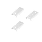 clips rideau poulies couvercle bout support mur vis fixation blanc moderne fonctionnel