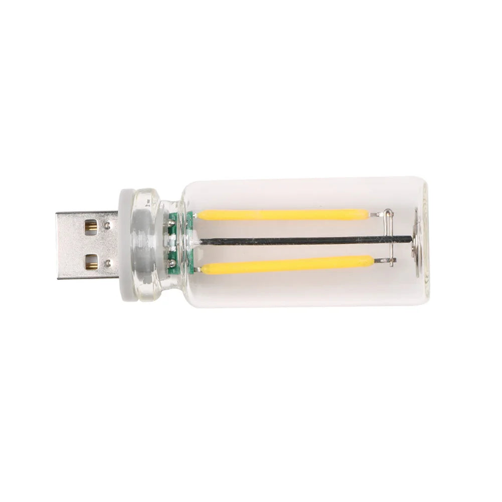 lampe led usb filament jaune transparente moderne adhésif tactile 2700k 4000k 6500k