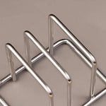 porte plaques acier inoxydable argenté moderne stable cuisine lisse brillant sans bpa résistant rouille