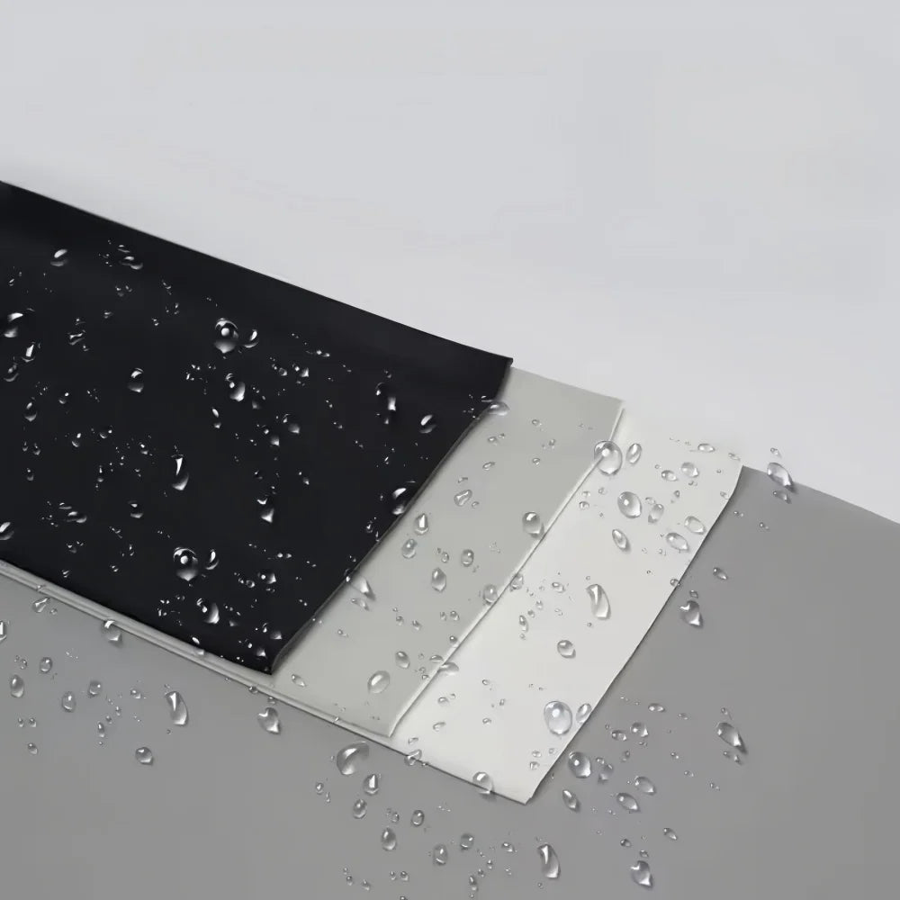 protection murale pvc moderne 8cm large 1m 2m 3m adhésif noir gris rouge