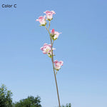 bouquet artificiel moderne violet blanc rose jaune mariage anniversaire intérieur decoration
