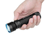 lampe torche led rechargeable 4600 lumens 200 500mètres aluminium tactique