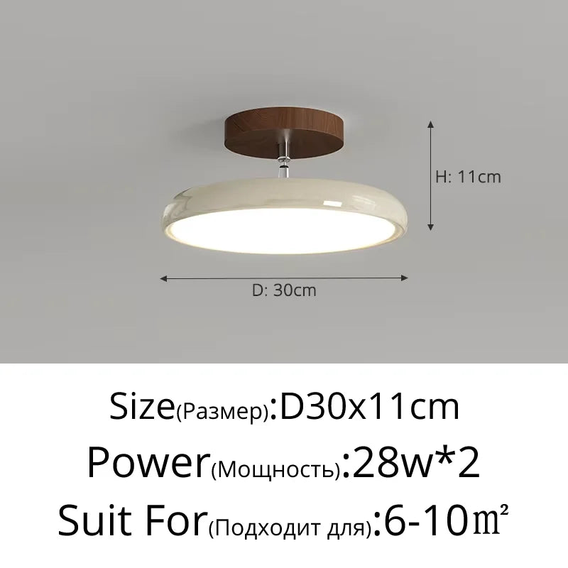 lampe led moderne minimaliste rond fer marron vert beige variable sans télécommande