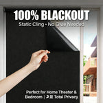 film fenêtre noir opaqué adhésif isolation thermique protection uv décoration moderne autoappliquable