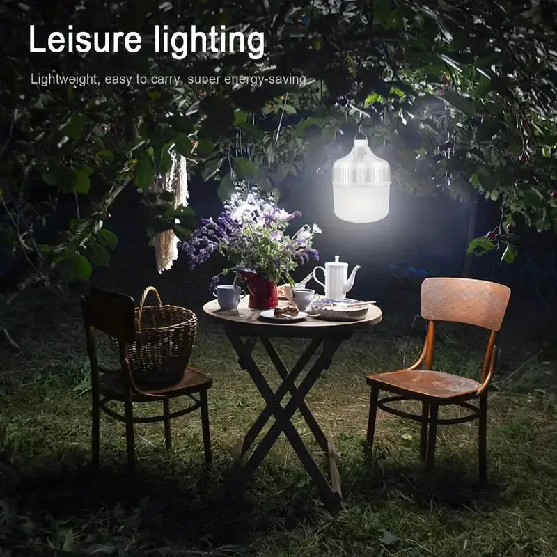 lampe led portable camping rechargeable ip55 360 degrés dimmable blanc froid