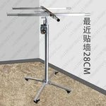 grille taille moderne argentée lisse opaquer roulettes support industriel inoxydable