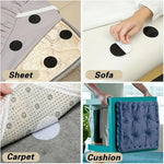 tapis protection adhésifs beige noir gris clair motifs géométriques moderne 5cm 10 pièces