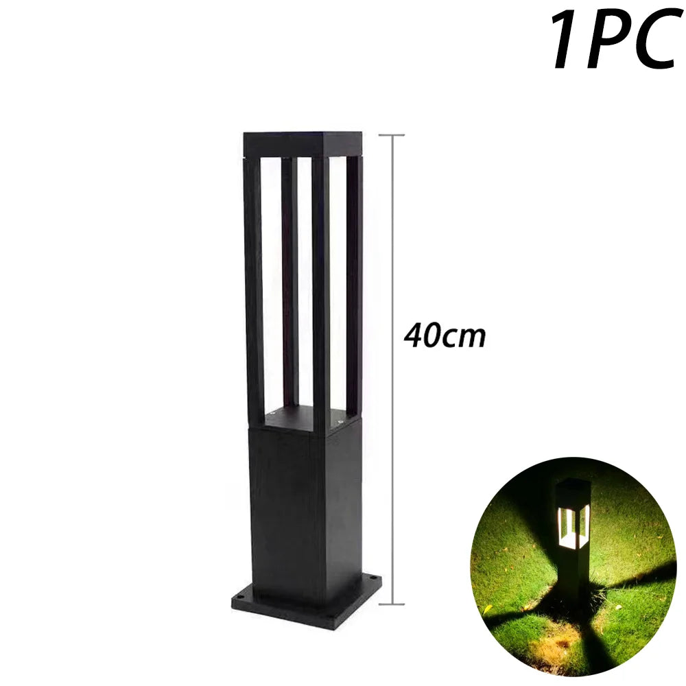 luminaire extérieur moderne led ip68 jaune ambre facile jardin minimaliste