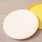tapis alimentation animaux cuir silicone antidérapant assiettes bols motifs spirales modernes minimalistes