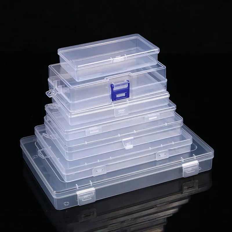 boîtes rangement transparentes modernes poignées plastique respectueux environnement multifonctionnel étanche capacité importante diverse utilisation