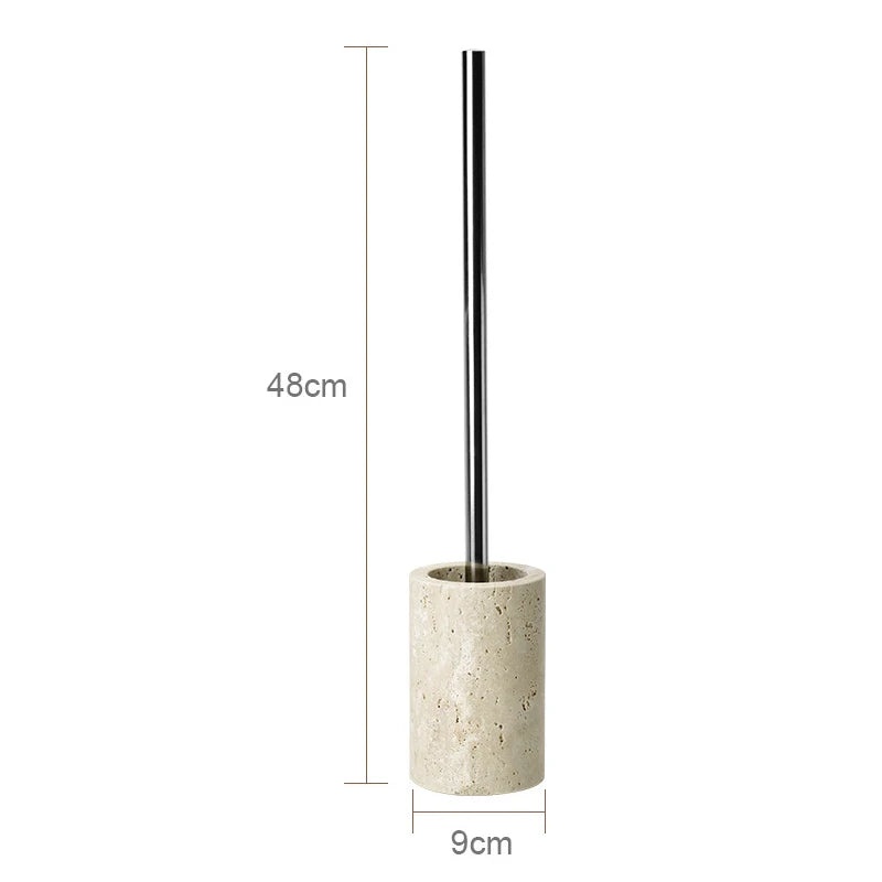 ensemble accessoires salle bain travertin beige distributeur savon pot coton support savon diffuseur