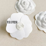 fleurs decoratives blanc relief floral adhesif decor mariage boite cadeau event festive