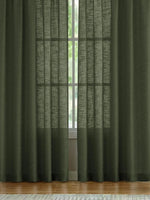 rideau vert olive texture linéaire moderne 100x120cm 100x200cm 105x230cm 130x240cm 140x260cm