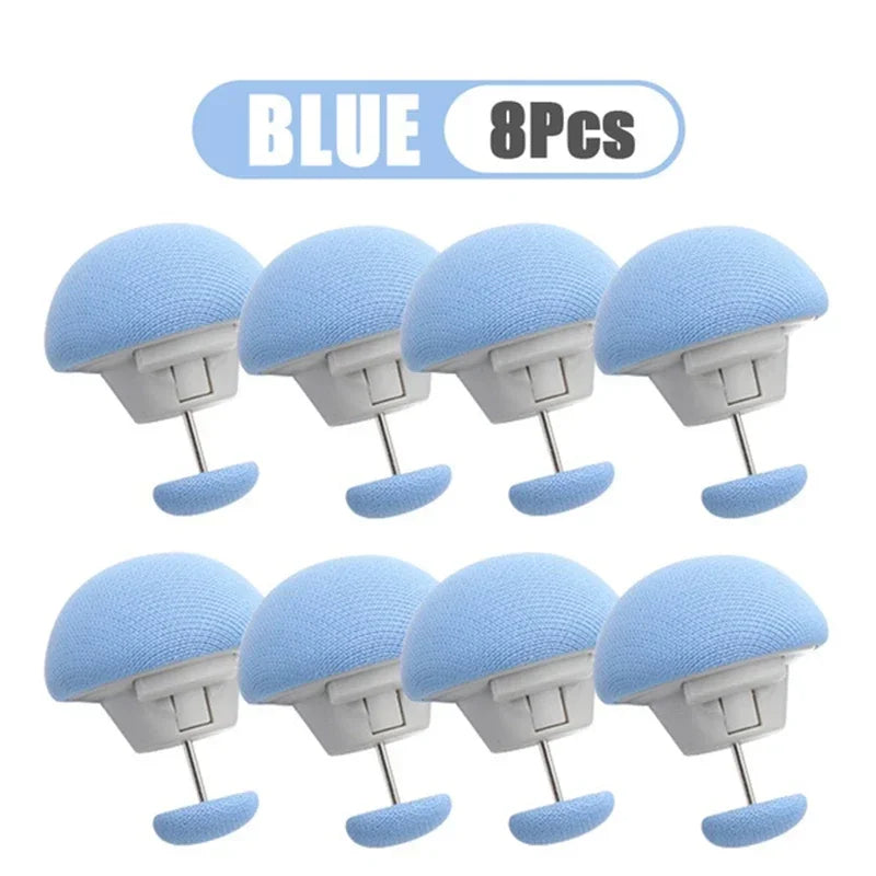 boutons lit adhésifs blanc rose bleu gris modernes drap housse antidérapants fixateurs lot 4pcs