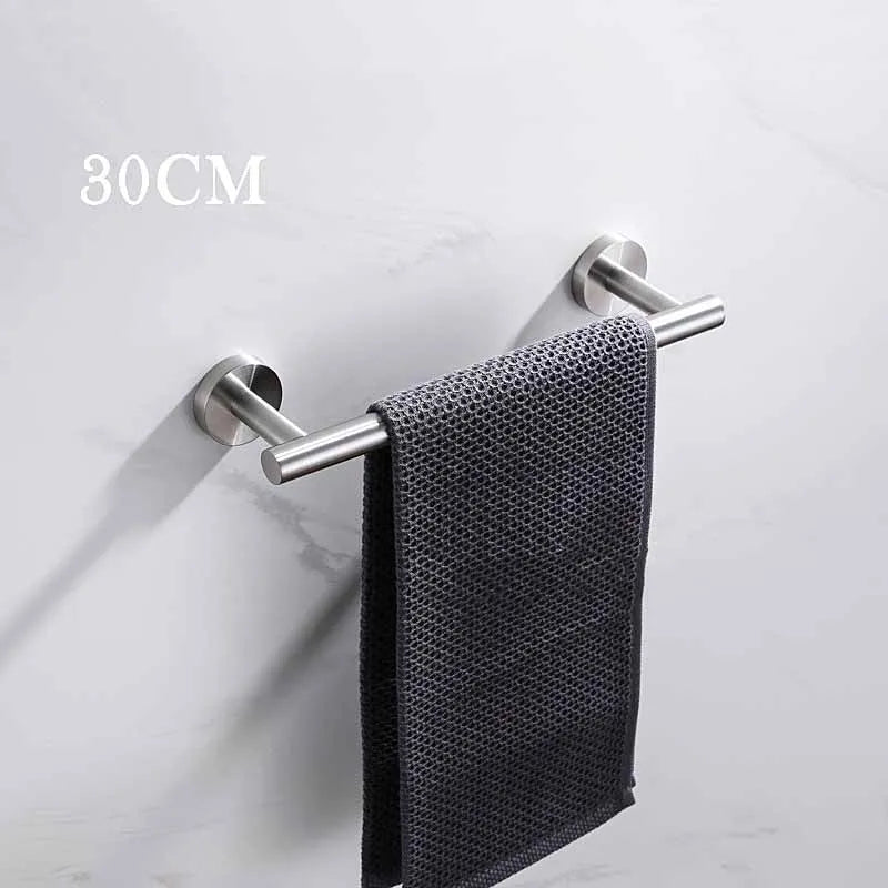 porte serviettes bain mural acier inoxydable noir mat moderne salle bain