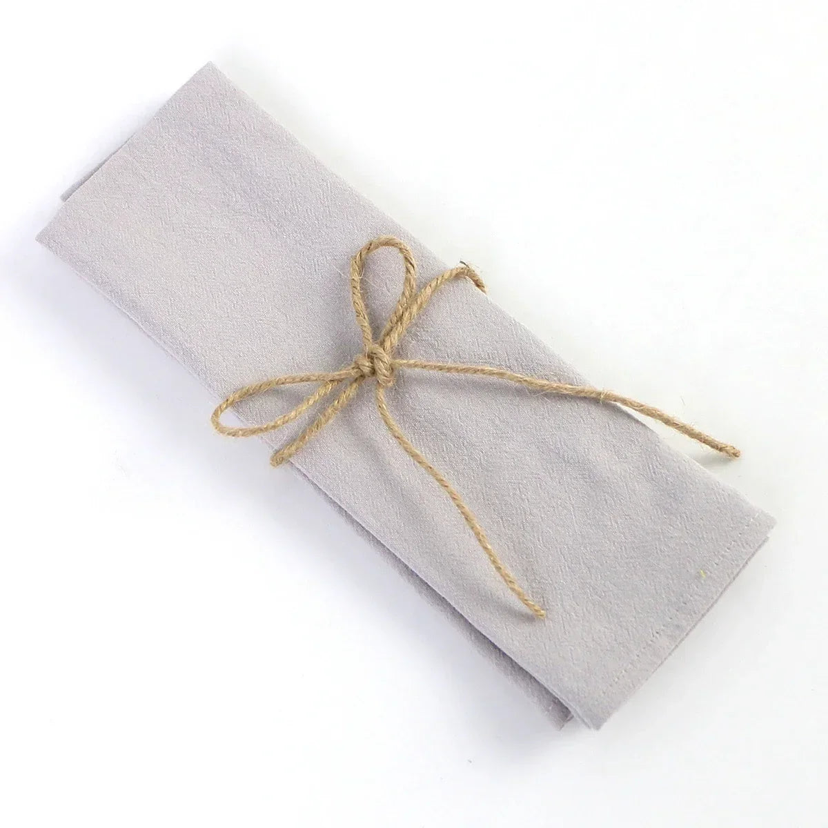 lot 50 serviettes cuisine coton bleu clair clips dorés table