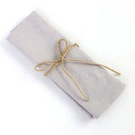 lot 50 serviettes cuisine coton bleu clair clips dorés table