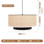 lampe suspendue tissu beige moderne chaîne noire minimaliste chambre salon