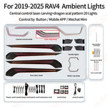 ampoule ambiance voiture led 256 couleurs controle application six modes moderne