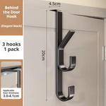 porte sacs mural blanc adhésif griffes moderne minimaliste PVC