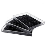 boîte rangement bijoux transparent moderne réutilisable acrylique pliable respectueux environnement