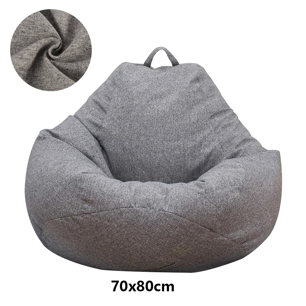couverture remplacement canapé lit gris tissu uni moderne poignée fermeture glissière 70x80cm 80x90cm 100x120cm