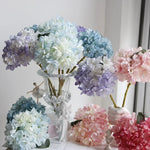 bouquet artificiel hortensia classique couleurs variées intérieur mariage anniversaire fêtes decoration