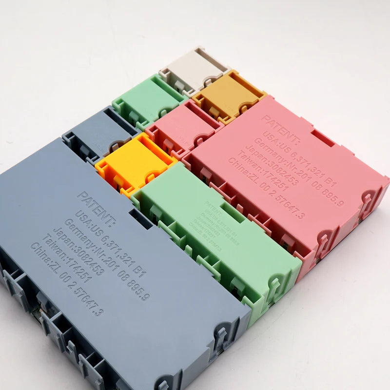 organisateur modulaire boîtes compartimentées transparentes couleurs multiples rangement électronique composants smd smt
