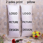 coussin personnalisable motif géométrique carrés diagonaux coeurs fleurs pommes moderne blanc polyester lit chambre