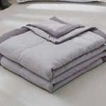 couverture rafraîchissante double face effet froid coton polyester portable printemps automne teint uni moderne