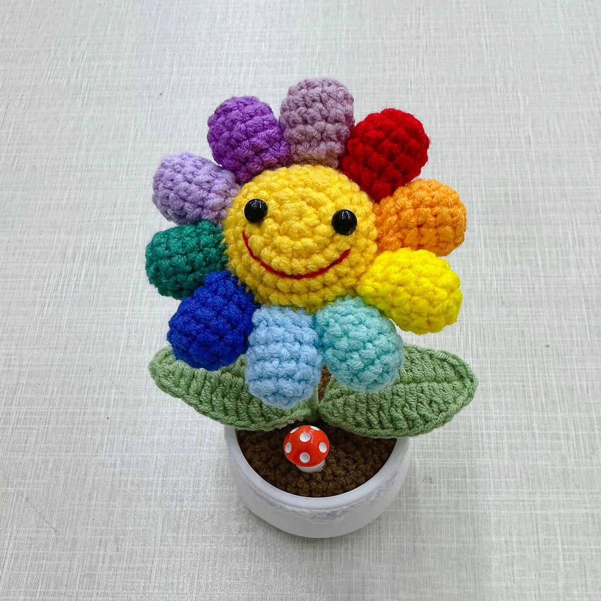 décoration maison multicolore fleurs crochetées créatives intérieur anniversaire mariage baby shower