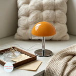 lampe poser moderne jaune blanc contemporain interrupteur tactile verre fer alimentation usb