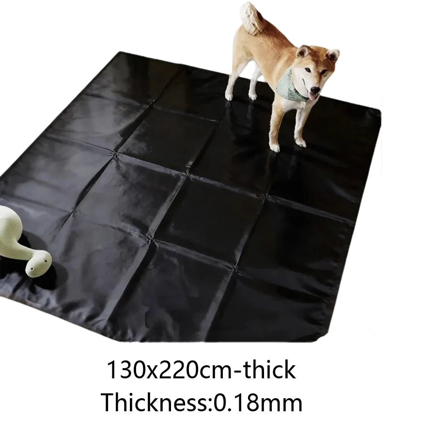 tapis pvc noir imperméable anti poussière animal compagnie sol durable moderne