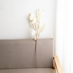 décoration intérieure branche artificielle feuilles rondes couleur automne naturelle minimaliste 87cm