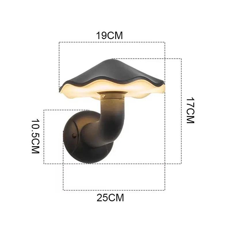 applique murale moderne aluminium noir ip65 12w éclairage maison led 249 2000lm