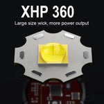 lampe torche noire led rechargeable 500m lumiere intense resistant chocs auto defense camping plongee