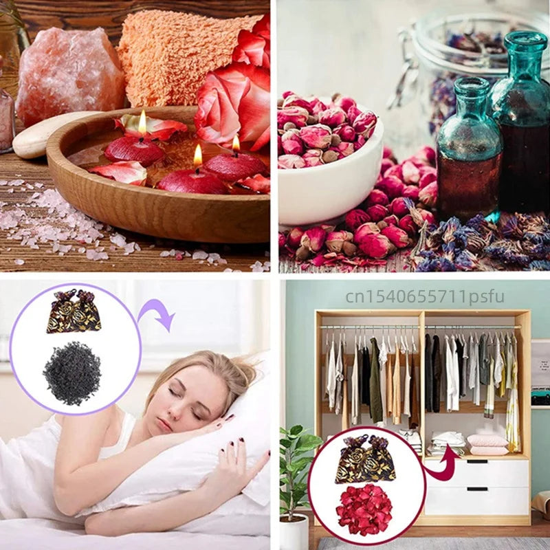 pétales roses séchées naturelles décoration maison mariage baby shower DIY