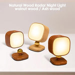 lampes murales modernes bois abat jour blanc éclairage chambre salon veilleuse tactile rechargeable minimaliste