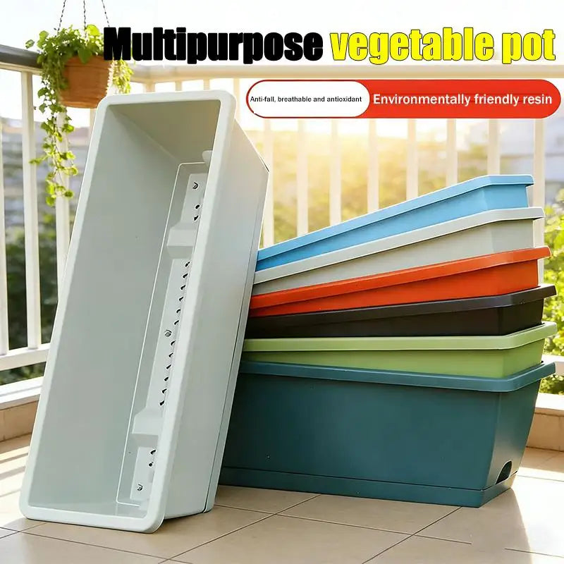pots légumes auto absorbants drainage corde absorbante poignées métalliques couleurs variées moderne intérieur semis