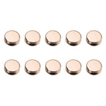 boucles magnétiques or noir blanc modernes 10 pièces métalliques brillantes