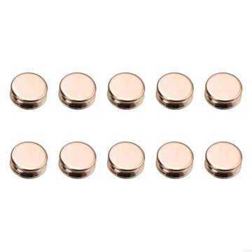 boucles magnétiques or noir blanc modernes 10 pièces métalliques brillantes