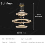 suspension lumineuse moderne doré grille mailles 60cm 80cm 100cm chambre salonhôtel