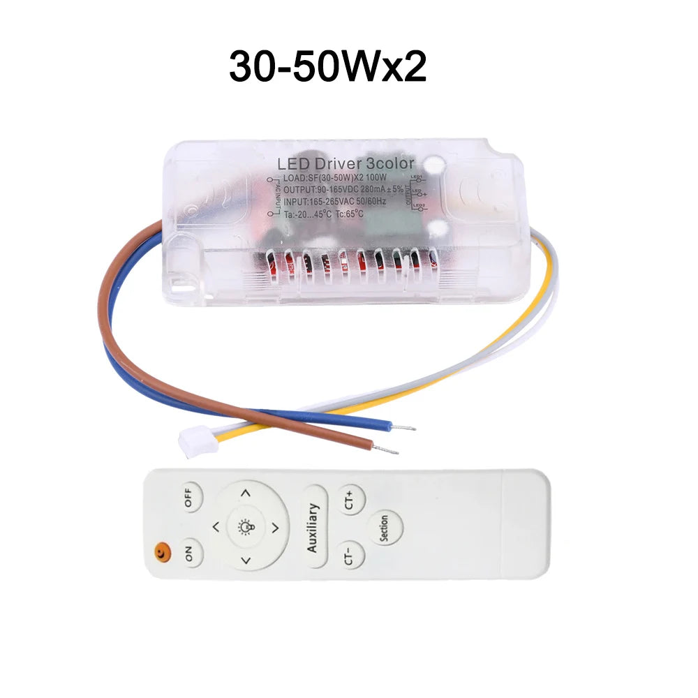 driver led alimentation plafonnier télécommande infrarouge connecteurs adhésifs modernes transparents