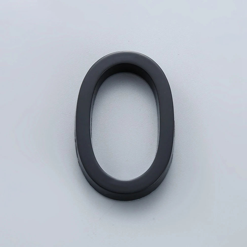 numéro porte adhésif acrylique moderne noir 38mm 60mm minimaliste rond simpleextérieur chambre ménagehôtel