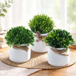 décoration intérieure moderne plante artificielle vert feuilles uniformes pot anniversaire mariage baby shower