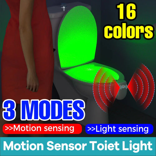 lampe toilette multicolore gradation couleurs moderne adhésive veilleuse ambiance aaa non incluse