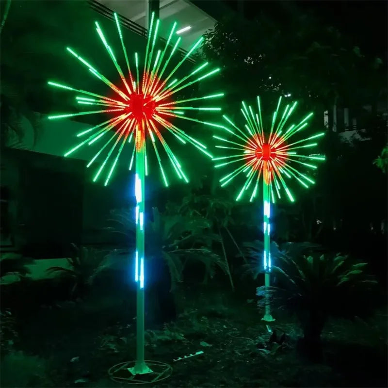 Guirlande lumineuse imperméable dans un jardin