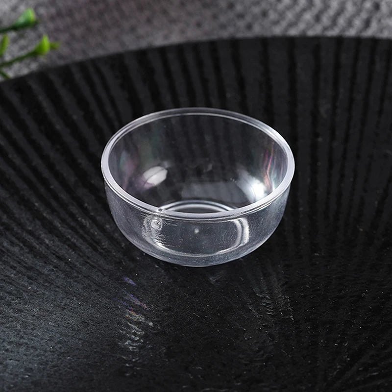 accessoires cuisine miniature transparentes coupes verre ondulées deco jouet moderne 14ans+