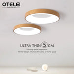 lampe moderne blanc bois grain acrylique métal led variable opaques minimaliste