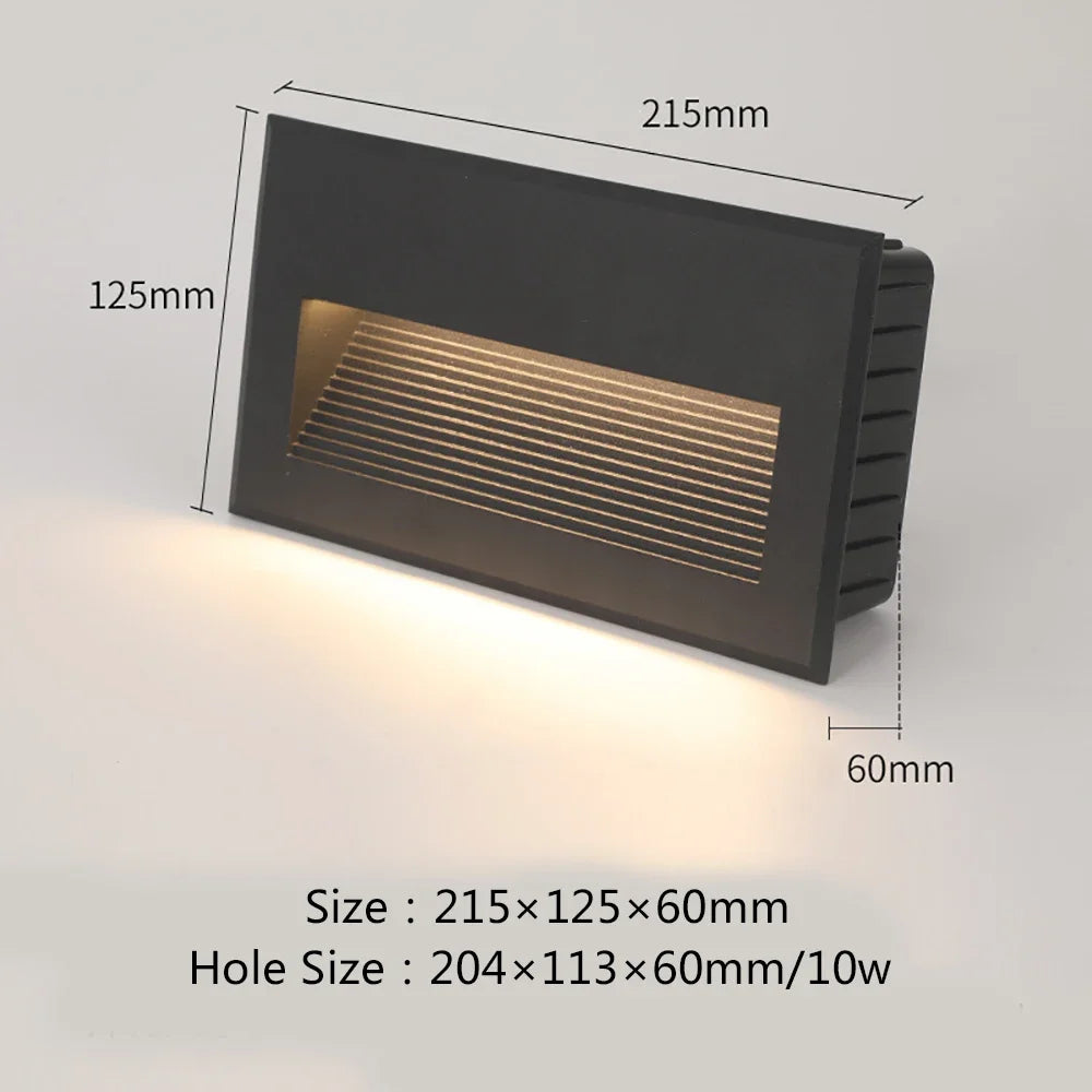 éclairage led applique murale moderne adhésive noire blanche détecteur mouvementextérieur étanche